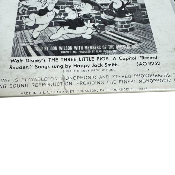 Walt Disney The Sorcerer's Apprentice Pinocchio Ferdinand The Bull 78 RPM Record - Picture 4 of 6
